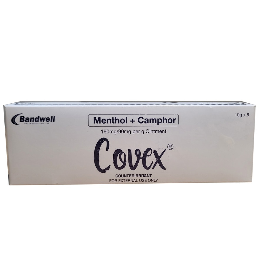 COVEX Menthol + Camphor Ointment Sold Per Piece 10g