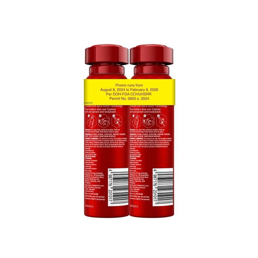 OLD SPICE Body Spray Steel Titan 150ml Gift Set