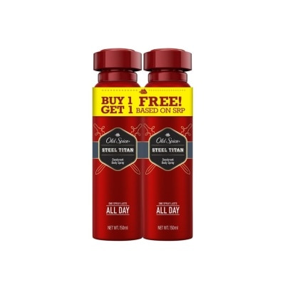 OLD SPICE - OLD SPICE Body Spray Steel Titan 150ml Gift Set