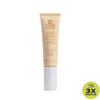 HUMAN NATURE HUMAN NATURE Soft Glow Skin Tint with Hyaluronic + Niacinamide 30ml Oat