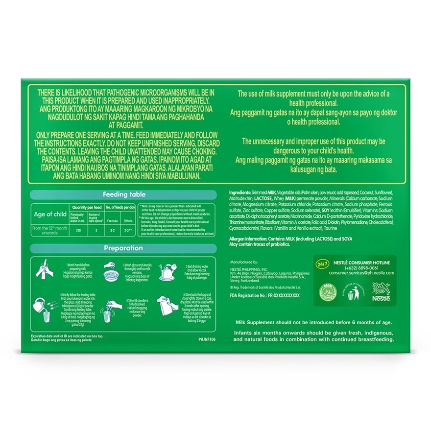 NESTOGEN Milk Supplement 1-3 Years Old 2000g