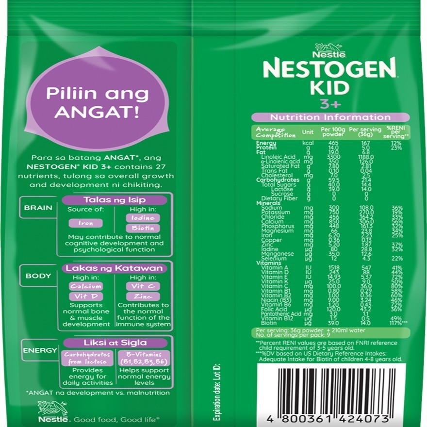 NESTOGEN KID 3+ Years Old 340g