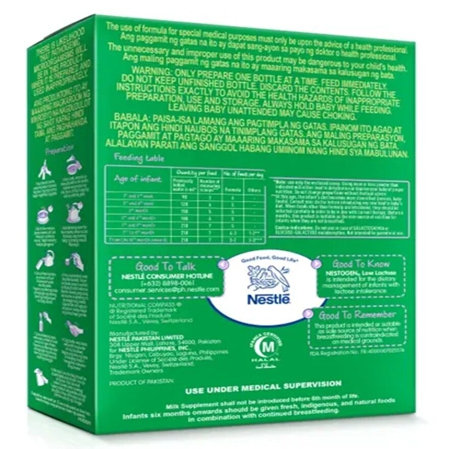 NESTOGEN Low Lactose 0-12 Months 400g