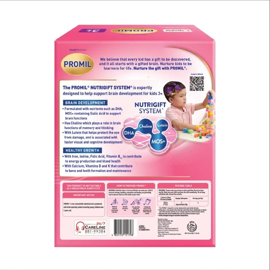 PROMIL Powdered Milk Drink 3+ Years Old 2 Sachet 600g