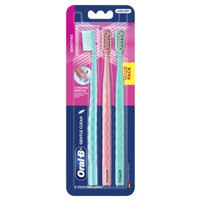 ORAL B ORAL B Sensitivex Deep Clean Toothbrush 3s