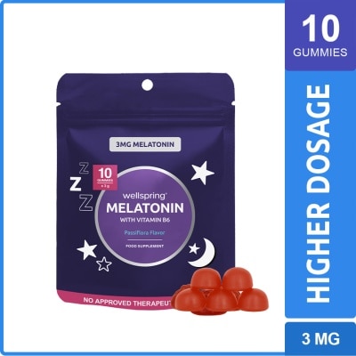 WELLSPRING WELLSPRING Melatonin Gummies 10s x 3mg