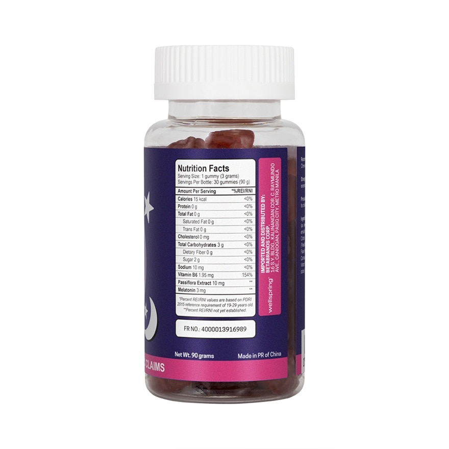 WELLSPRING Melatonin Gummies 30s x 3mg
