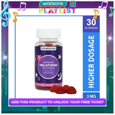 WELLSPRING WELLSPRING Melatonin Gummies 30s x 3mg