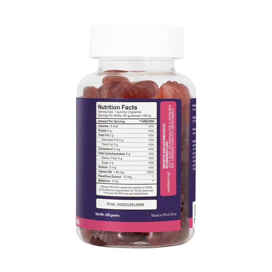 WELLSPRING Melatonin Gummies 60s x 3mg