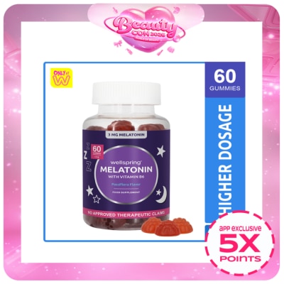 WELLSPRING - WELLSPRING Melatonin Gummies 60s x 3mg
