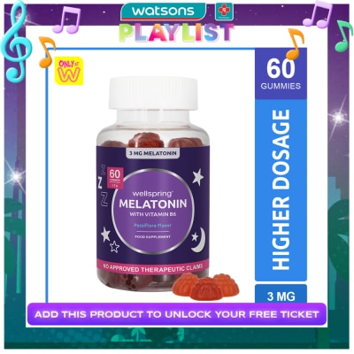 WELLSPRING WELLSPRING Melatonin Gummies 60s x 3mg