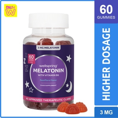 WELLSPRING WELLSPRING Melatonin Gummies 60s x 3mg