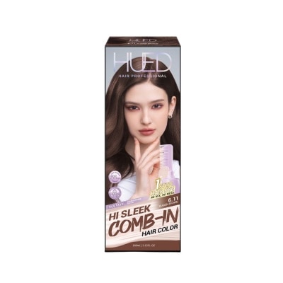 HUED HUED Hi Sleek Comb-In Hair Color - 6.11 Flaxen Brown 160ml
