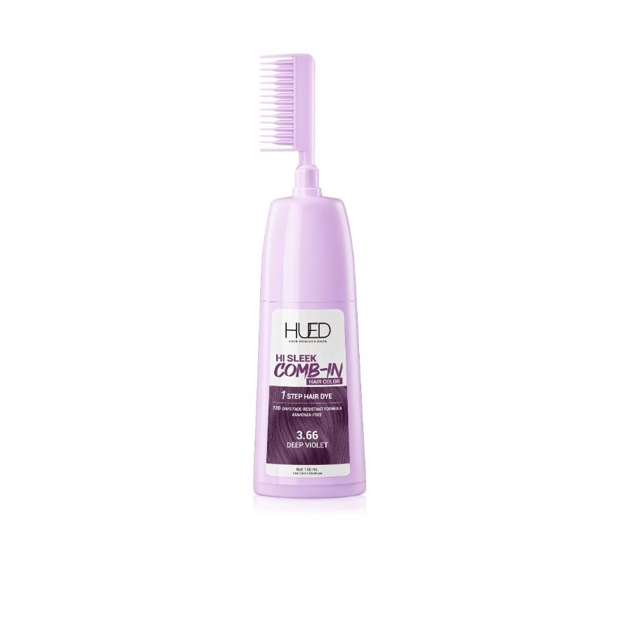 HUED Hi Seek Comb-In Hair Color - 3.66 Deep Violet 160ml