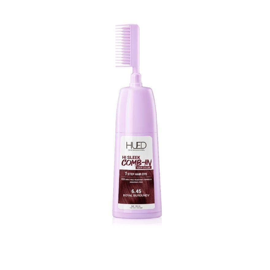 HUED Hi Sleek Comb-In Haircolor 6.45 Royal Burgundy 160ml