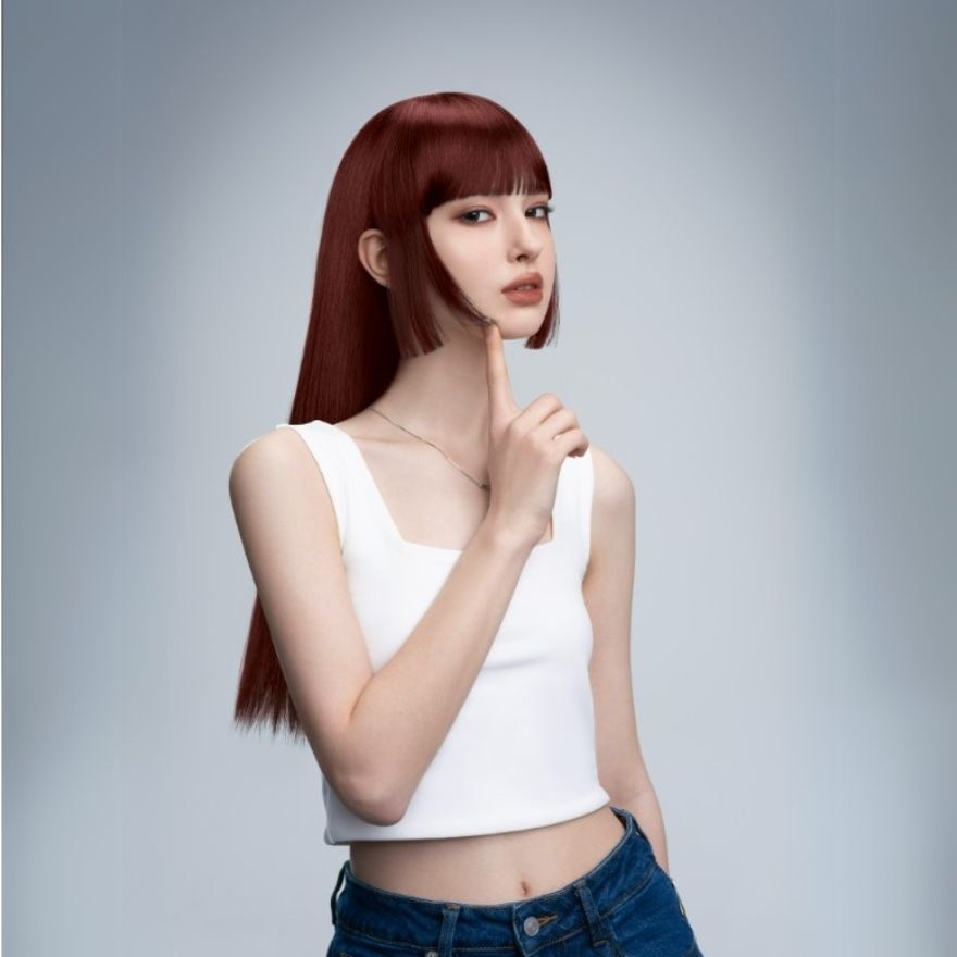 HUED Hi Sleek Comb-In Haircolor 6.45 Royal Burgundy 160ml