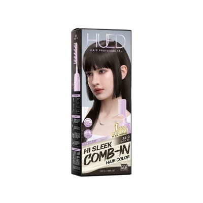 HUED HUED Hi Sleek Comb-In Hair Color - 44.0 Black Tea 160ml