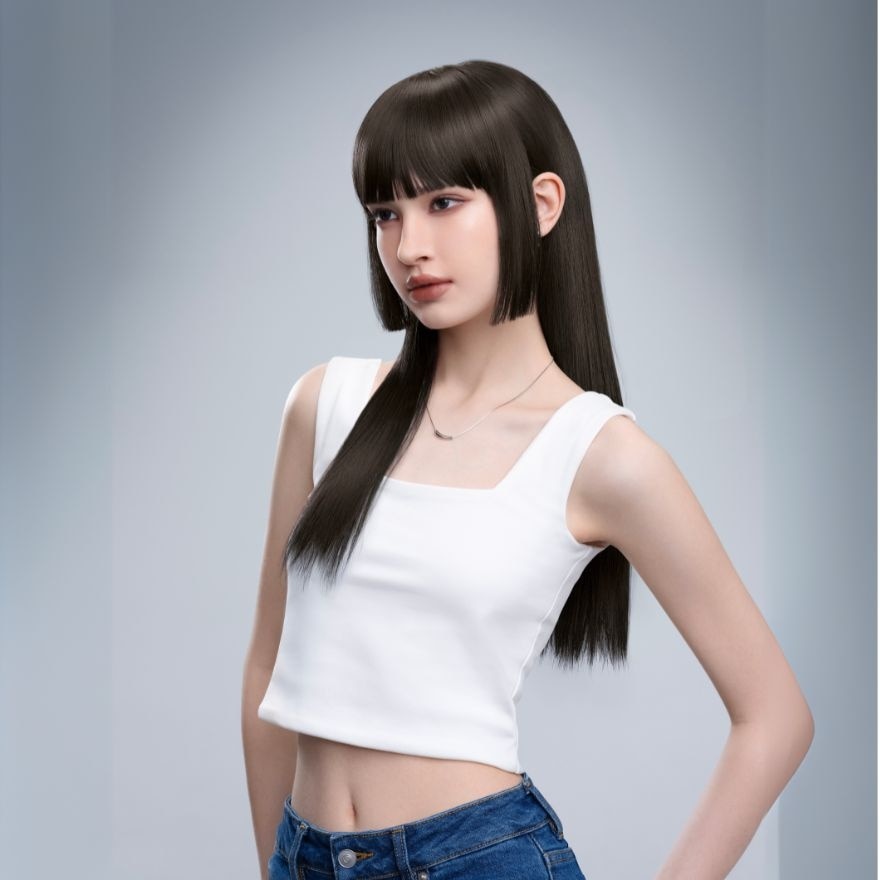 HUED Hi Sleek Comb-In Hair Color - 44.0 Black Tea 160ml