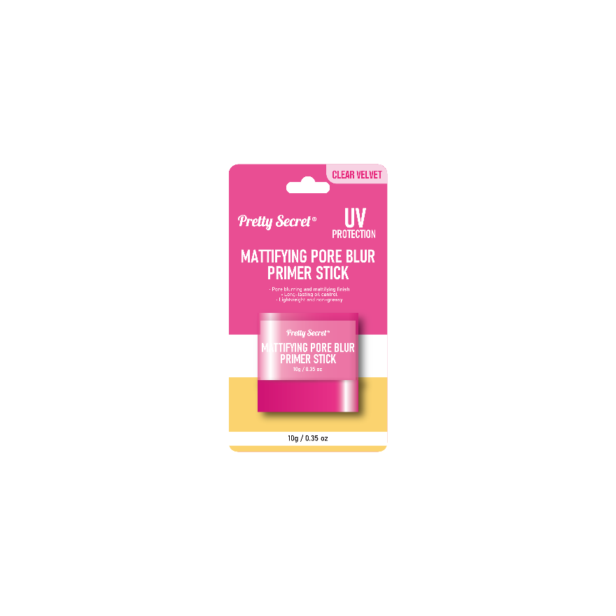 PRETTY SECRET Mattifying Pore Blur Primer Stick Clear Velvet 10g