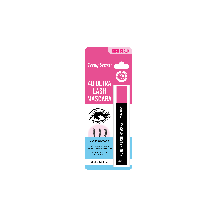 PRETTY SECRET 4D Ultra Lash Mascara Rich Black 20ml