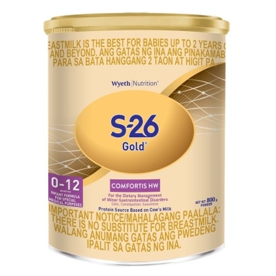 S26 S-26 Comfortis HW Gold 0 to 12 Months 800g