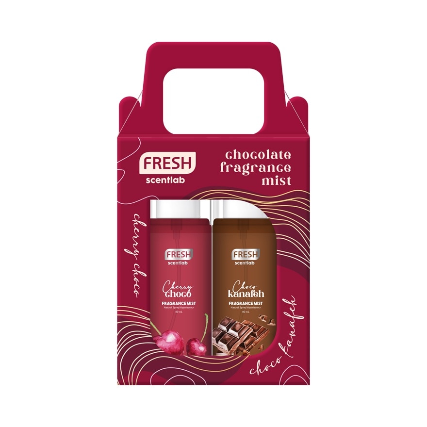 FRESH Scentlab Chocolate Fragrance Mist 80ml x 2s