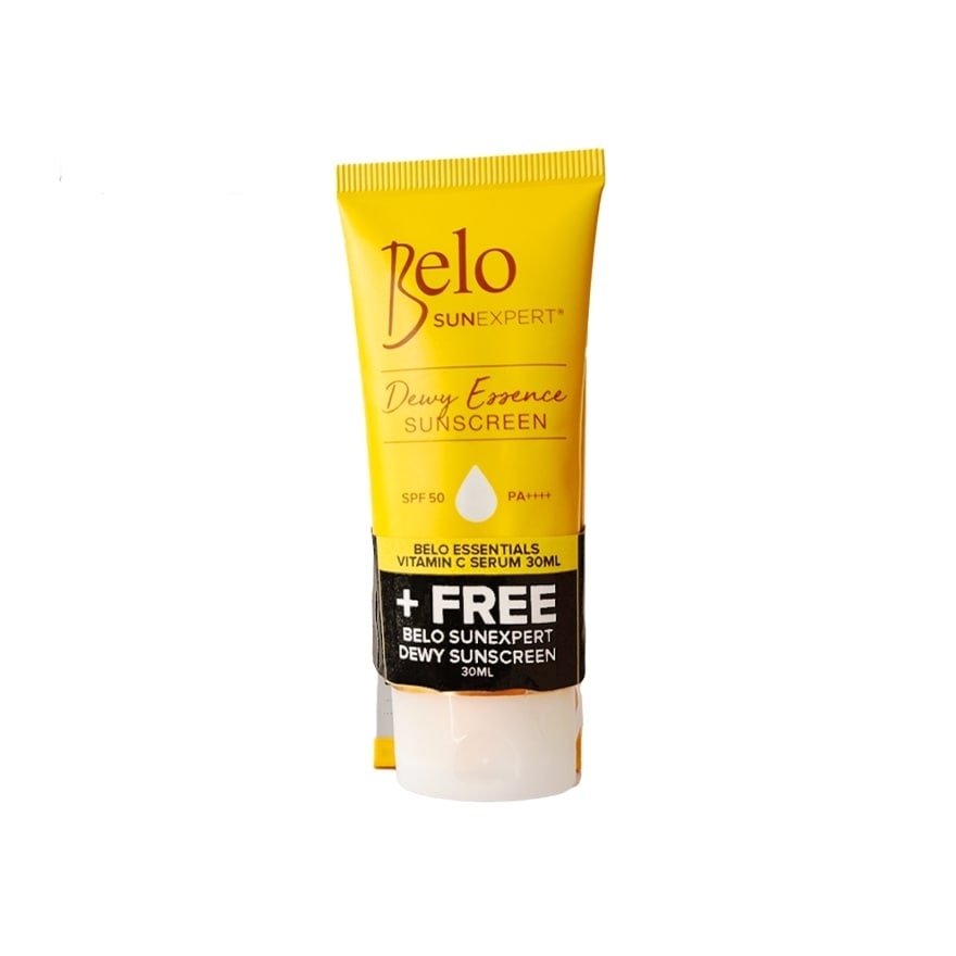 BELO Essentials Vitamins C Serum Plus Free Sunexpert Dewy Sunscreen 30ml