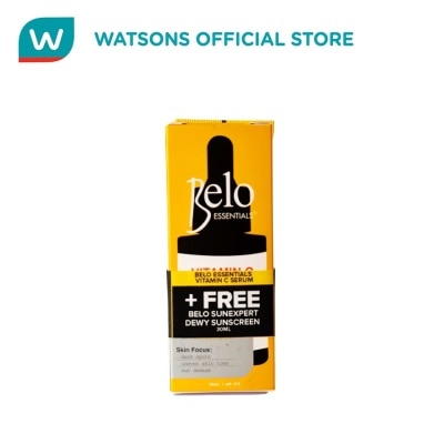 BELO - BELO Essentials Vitamins C Serum Plus Free Sunexpert Dewy Sunscreen 30ml