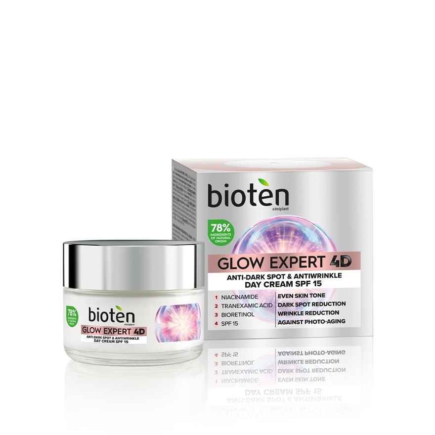 BIOTEN Day Cream Glow Expert 4D SPF 15 50ml