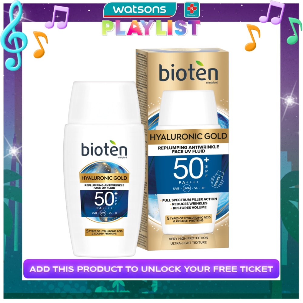 BIOTEN Hyaluronic Gold Face UV Fluid SPF 50 PA++++ 50ml
