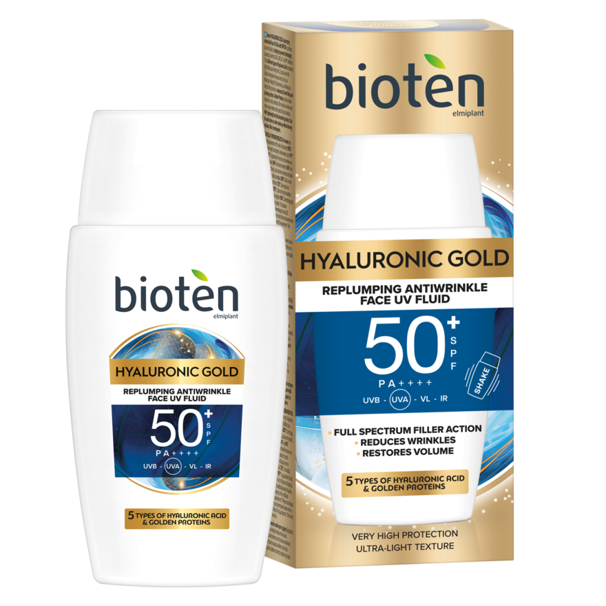 BIOTEN Hyaluronic Gold Face UV Fluid SPF 50 PA++++ 50ml