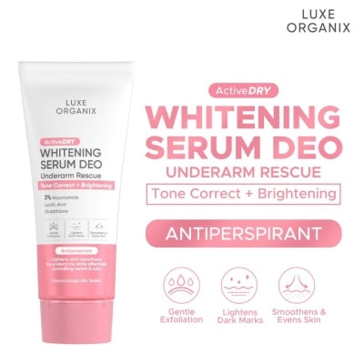 LUXE ORGANIX LUXE ORGANIX Active Dry Whitening Serum Deodorant Underarm Rescue 50g