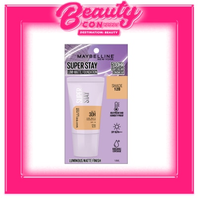 MAYBELLINE MAYBELLINE Super Stay Lumi-Matte Foundation Tube Shade 128 18ml