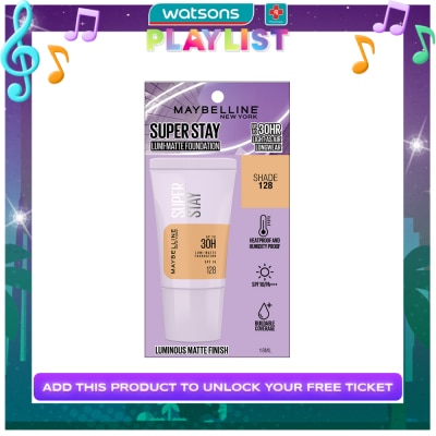 MAYBELLINE MAYBELLINE Super Stay Lumi-Matte Foundation Tube Shade 128 18ml