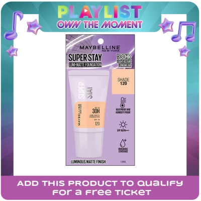 MAYBELLINE - MAYBELLINE Super Stay Lumi-Matte Foundation Tube Shade 120 18ml