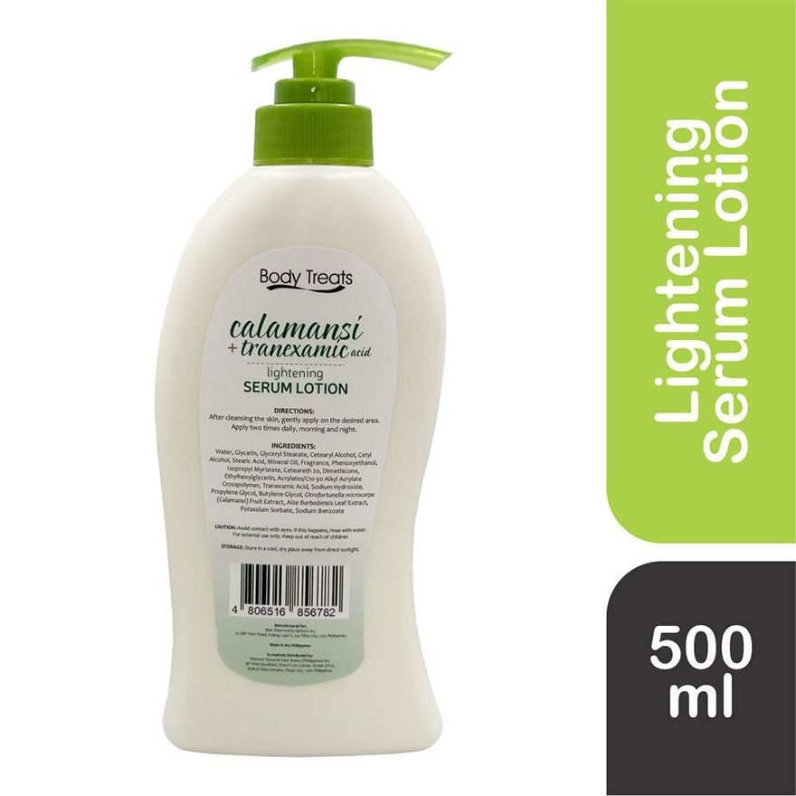 BODY TREATS Calamansi + Tranexamic Acid Lightening Serum Lotion 500ml