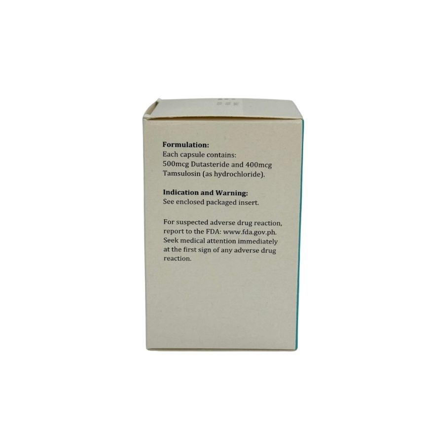 PROSTAQUO Dutasteride Tamsulosin HCI 500 mcg/400 mcg Sold Per Piece [PRESCRIPTION REQUIRED]