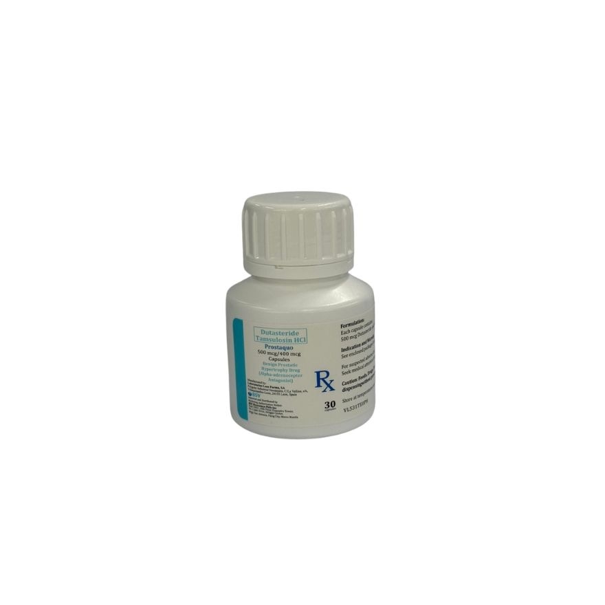 PROSTAQUO Dutasteride Tamsulosin HCI 500 mcg/400 mcg Sold Per Piece [PRESCRIPTION REQUIRED]