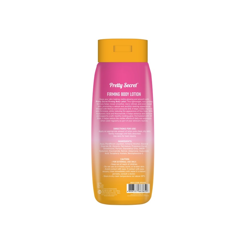 PRETTY SECRET Firming Body Lotion 500ml