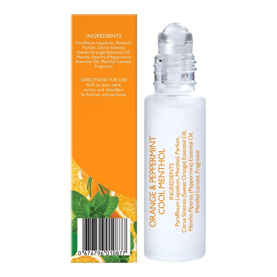 FRESHKO Aromatherapy Liniment Roll-on Orange and Peppermint 10ml