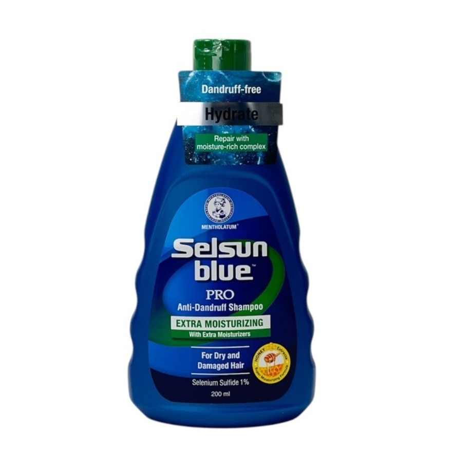 SELSUN BLUE Extra Moisturizing Anti Dandruff Shampoo 200ml