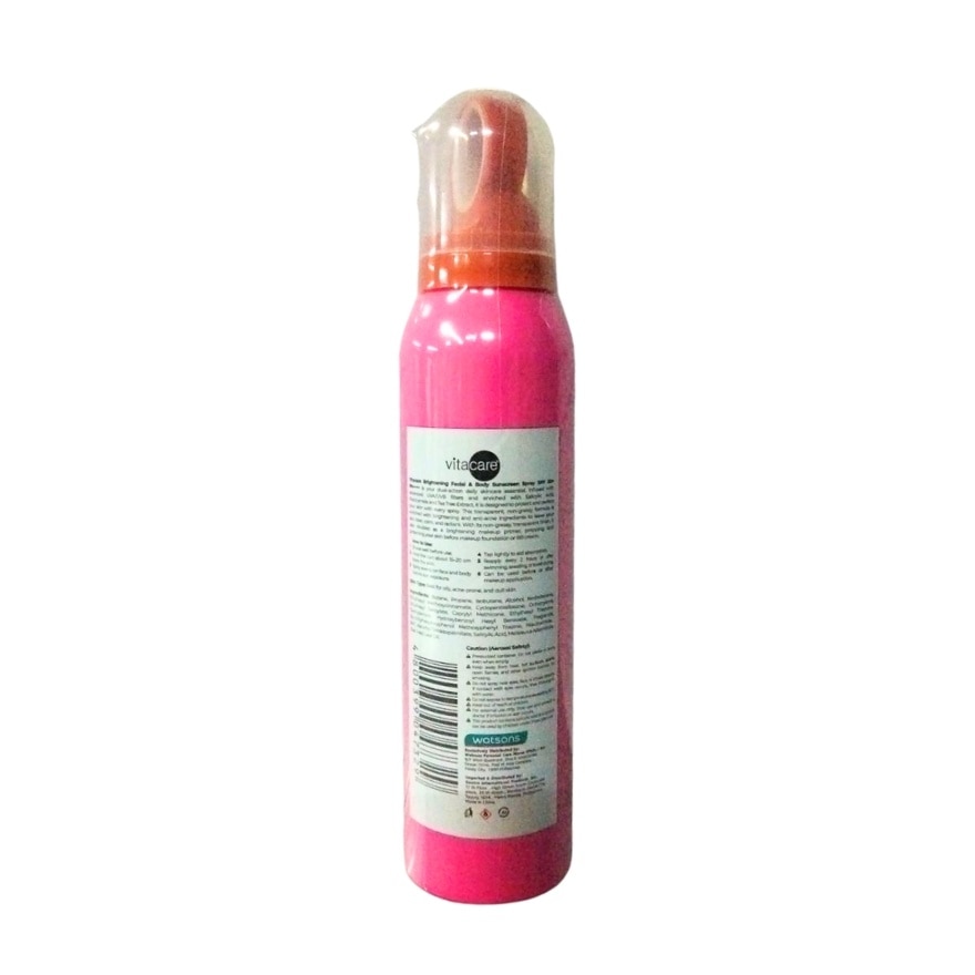 VITACARE Brightening Facial & Body Sunscreen Spray SPF 50 PA++++ 100ml