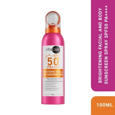 VITACARE VITACARE Brightening Facial & Body Sunscreen Spray SPF 50 PA++++ 100ml