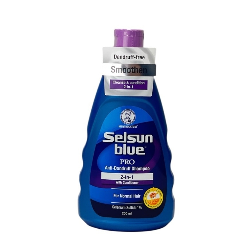 SELSUN BLUE PRO 2-IN-1 Anti Dandruff Shampoo 200ml