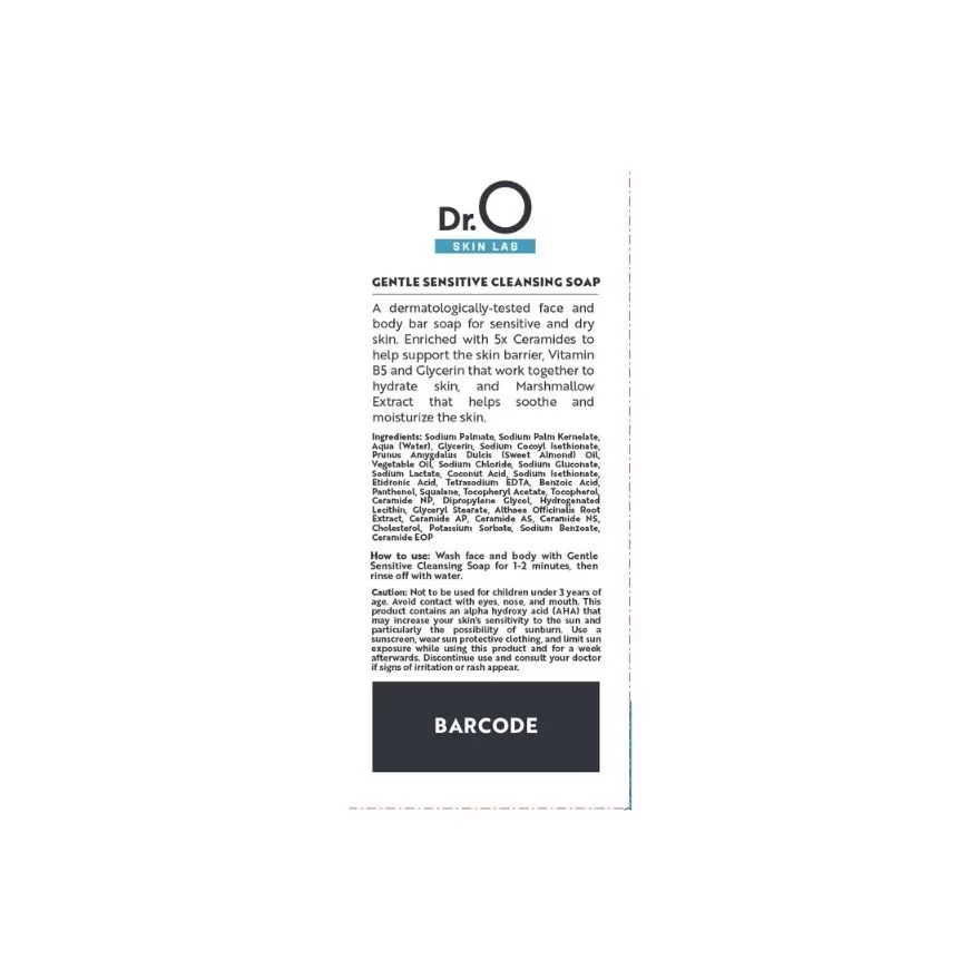 DR. O Skin Lab Gentle Sensitive Cleansing Soap 100g