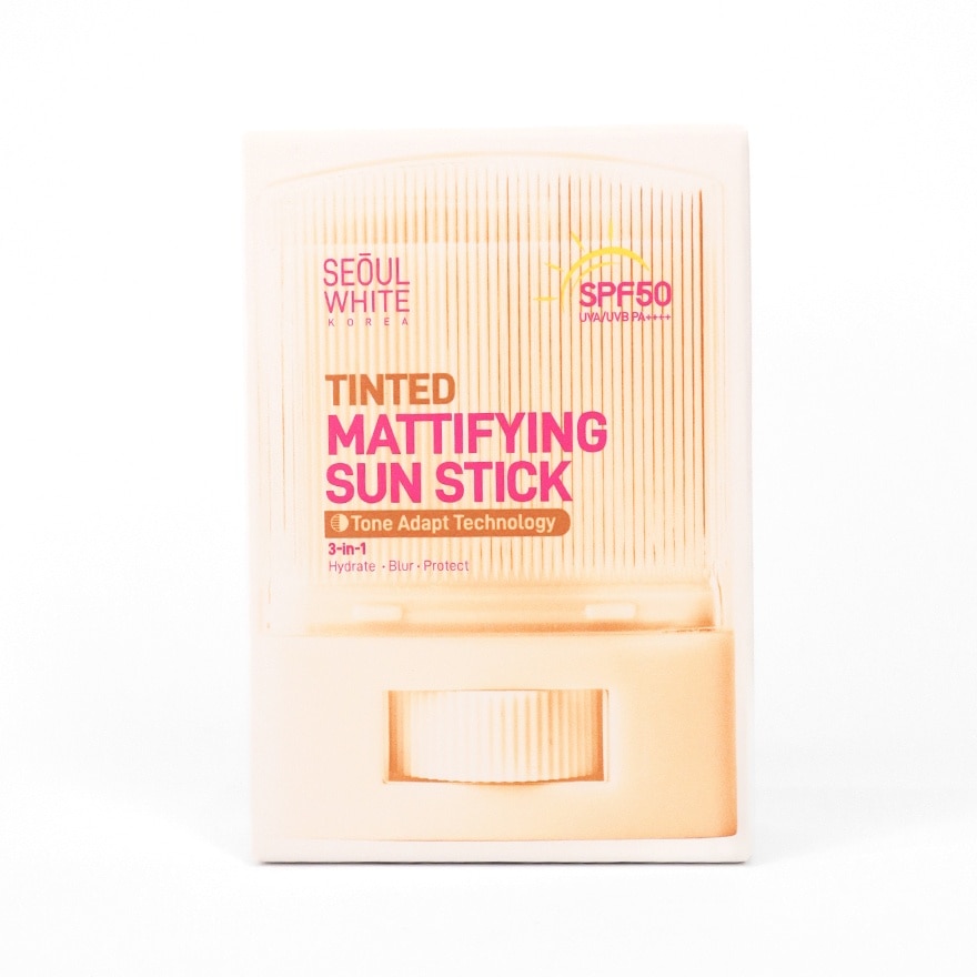 SEOUL WHITE Korea Tinted Mattifying Sun Stick SPF50 UVA/UVB PA++++