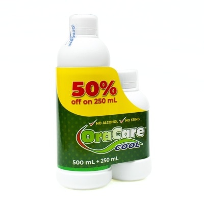 ORACARE ORACARE Mouthrinse Cool 500ml x 250ml Gift Set