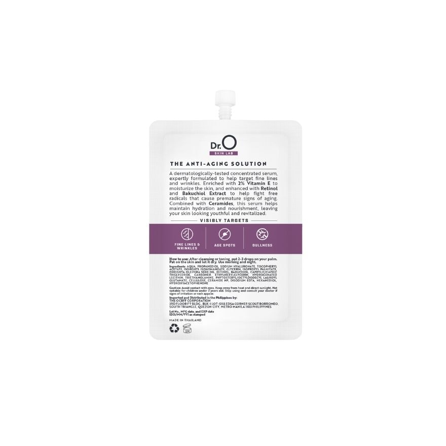 DR. O Skin Lab The Anti-Aging Solution Vitamin E + Retinol + Ceramide 5ml