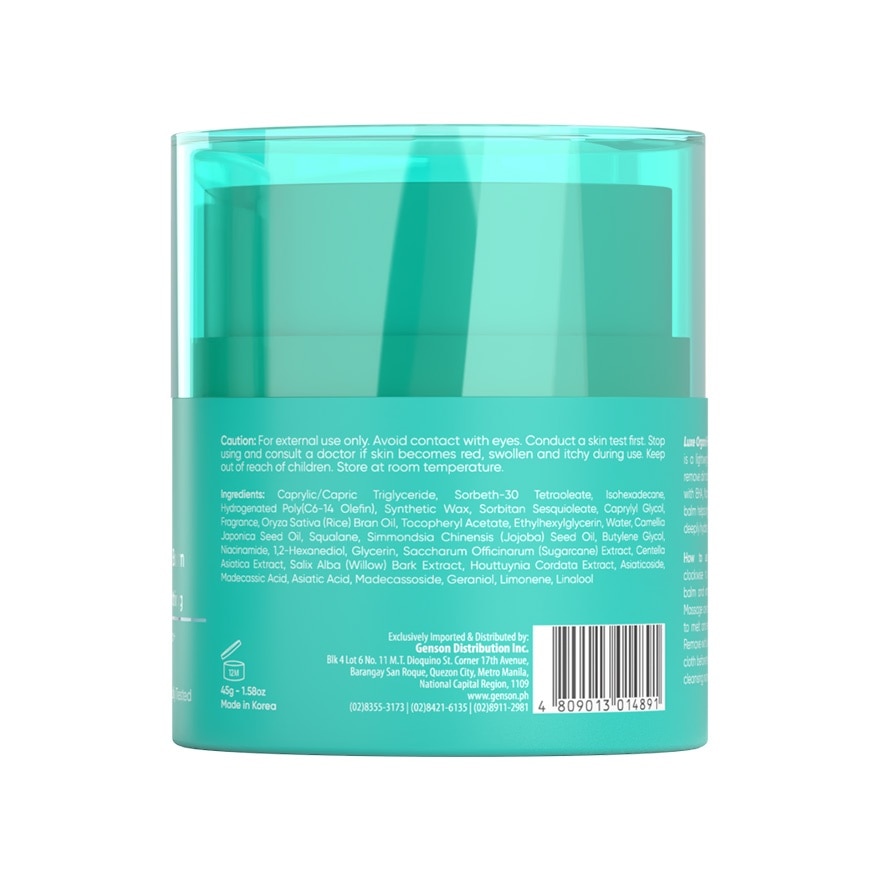 LUXE ORGANIX First Cleanse Blackhead Clearing & Whitening Cleansing Balm 45g