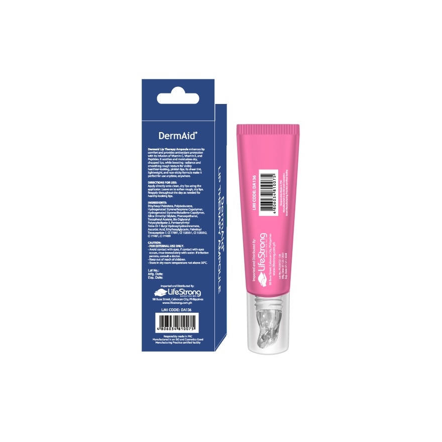 DERMAID Lip Therapy Ampoule Vitamin C, E & Peptide 10g